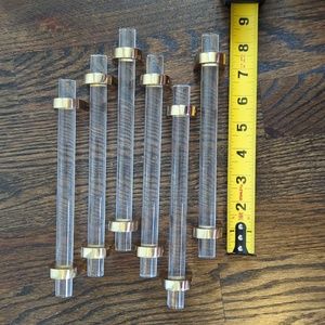 Modern Matter Lucite 8" Drawer Cabinet Pulls